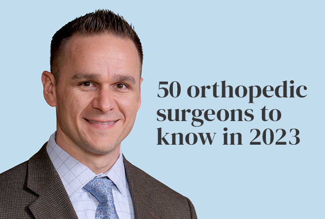 Dr. Baker named 50 orthopedic surgeons to know in 2023