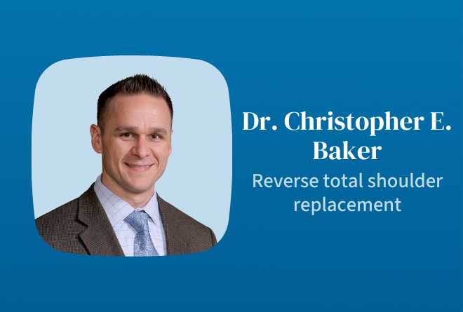 Dr. Christopher Baker reverse total shoulder replacement story