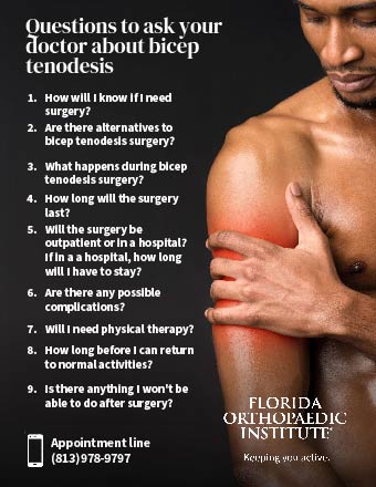 Preview of Questions to Ask Your Doctor About Bicep Tenodesis