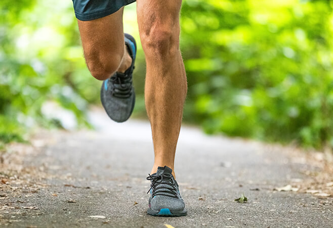 Runner on a trail